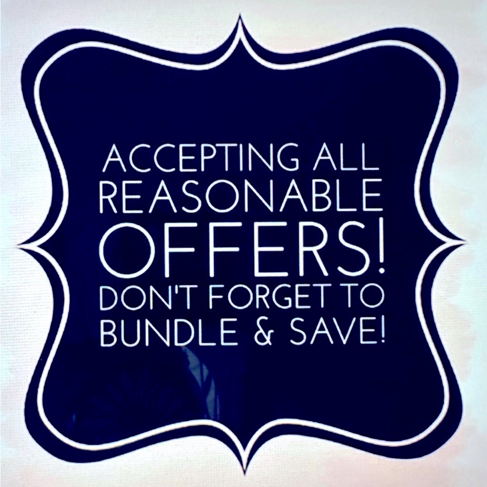 All Reasonable Offers Accepted